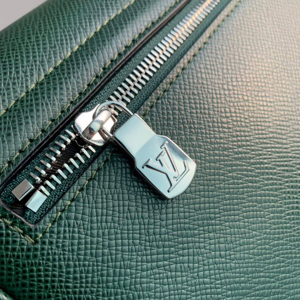 Louis Vuitton M30861 District PM Taiga Leather Bag Green