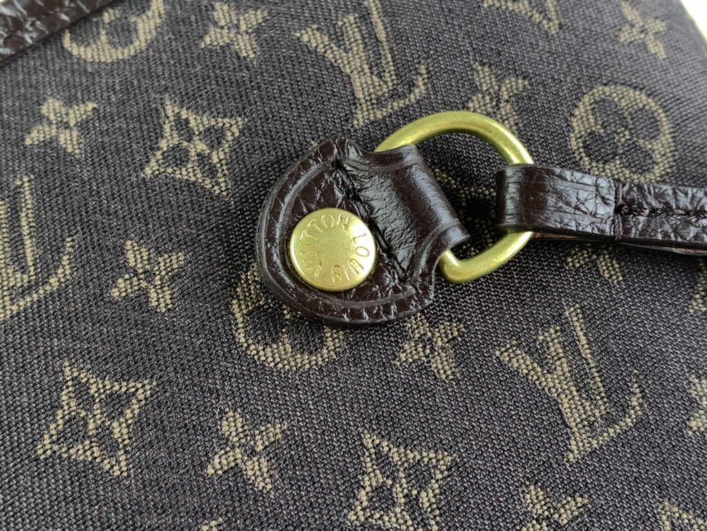 Louis Vuitton M40995 Neverfull MM Tote Bag Denim textile jacquard Brown