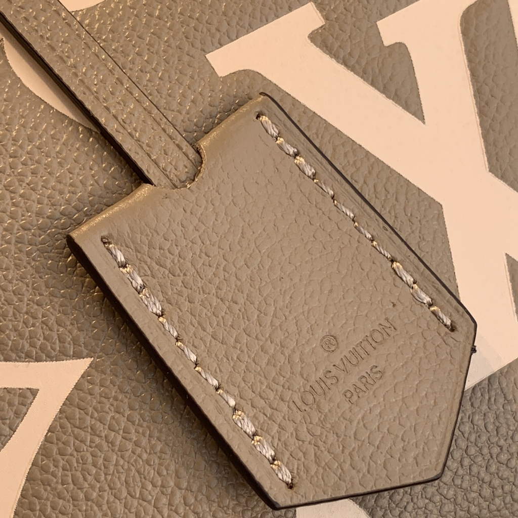 Louis Vuitton M41048 Montaigne MM Monogram Bicolor Leather Gray - Default Title - View 4