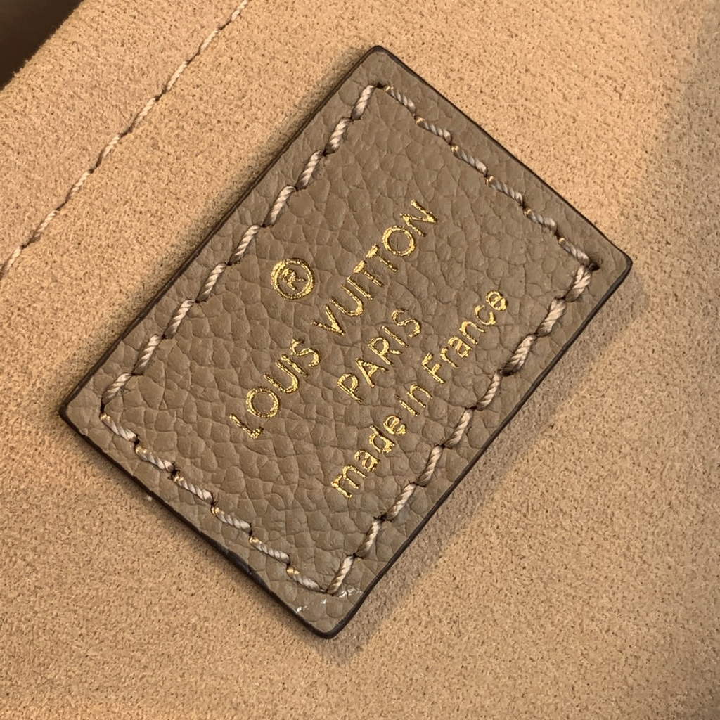Louis Vuitton M41048 Montaigne MM Monogram Bicolor Leather Gray - Default Title - View 7