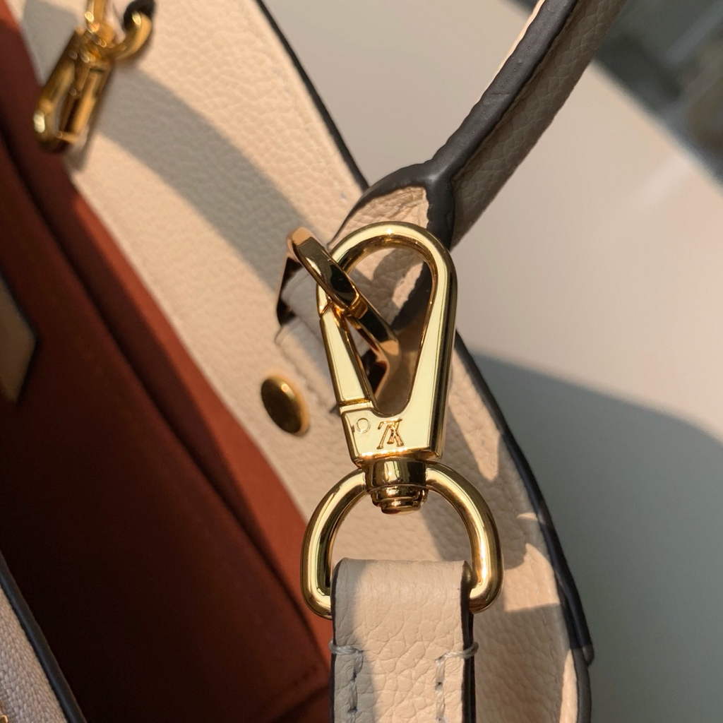 Louis Vuitton M41048 Montaigne MM Monogram Empreinte Leather Beige - Default Title - View 6