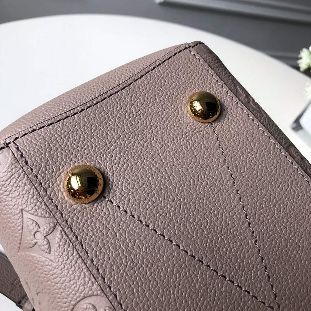 Louis Vuitton M41048 Montaigne MM Monogram Empreinte Leather khaki - Default Title - View 6