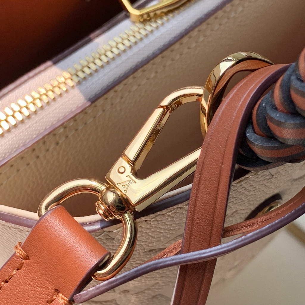 Louis Vuitton M41048 Montaigne MM Monogram Empreinte Leather White - Default Title - View 5