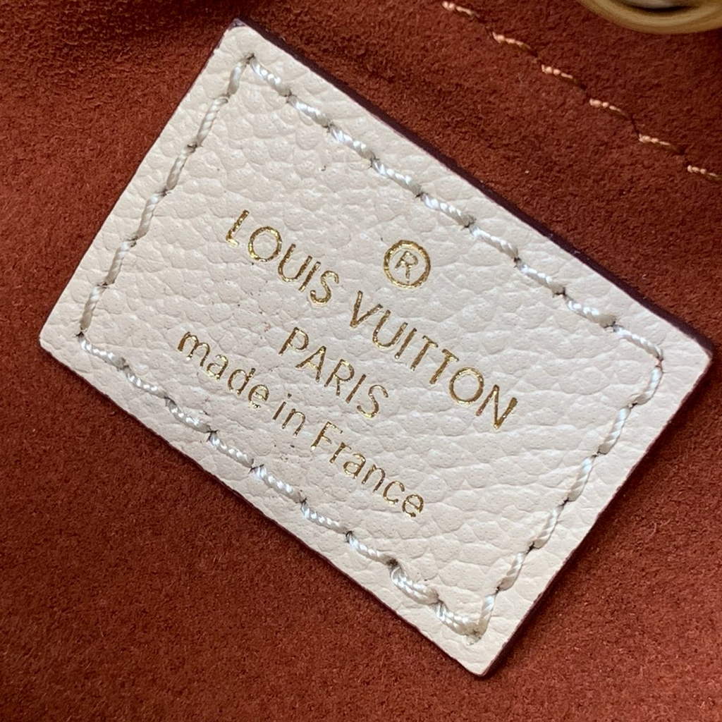 Louis Vuitton M41048 Montaigne MM Monogram Empreinte Leather White - Default Title - View 8
