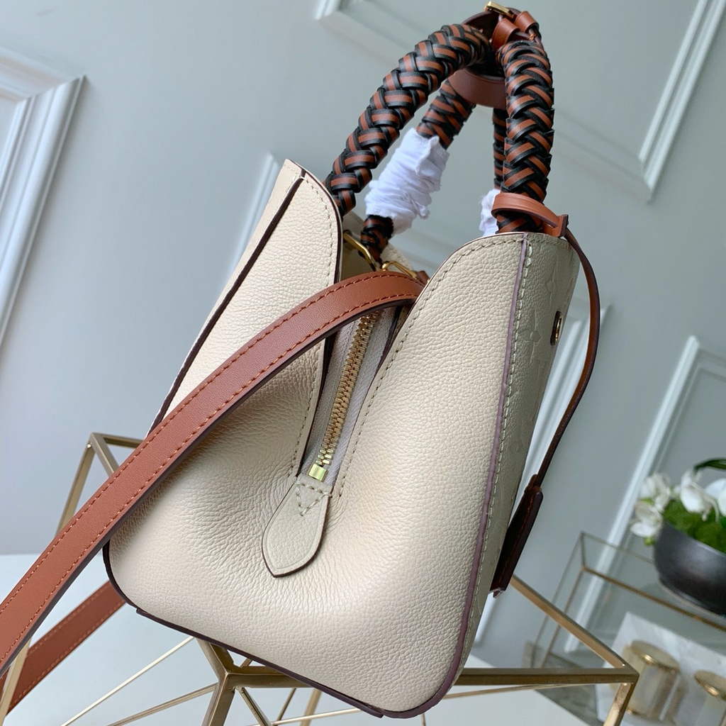 Louis Vuitton M41053 Montaigne BB Monogram Empreinte Leather White - Default Title - View 3