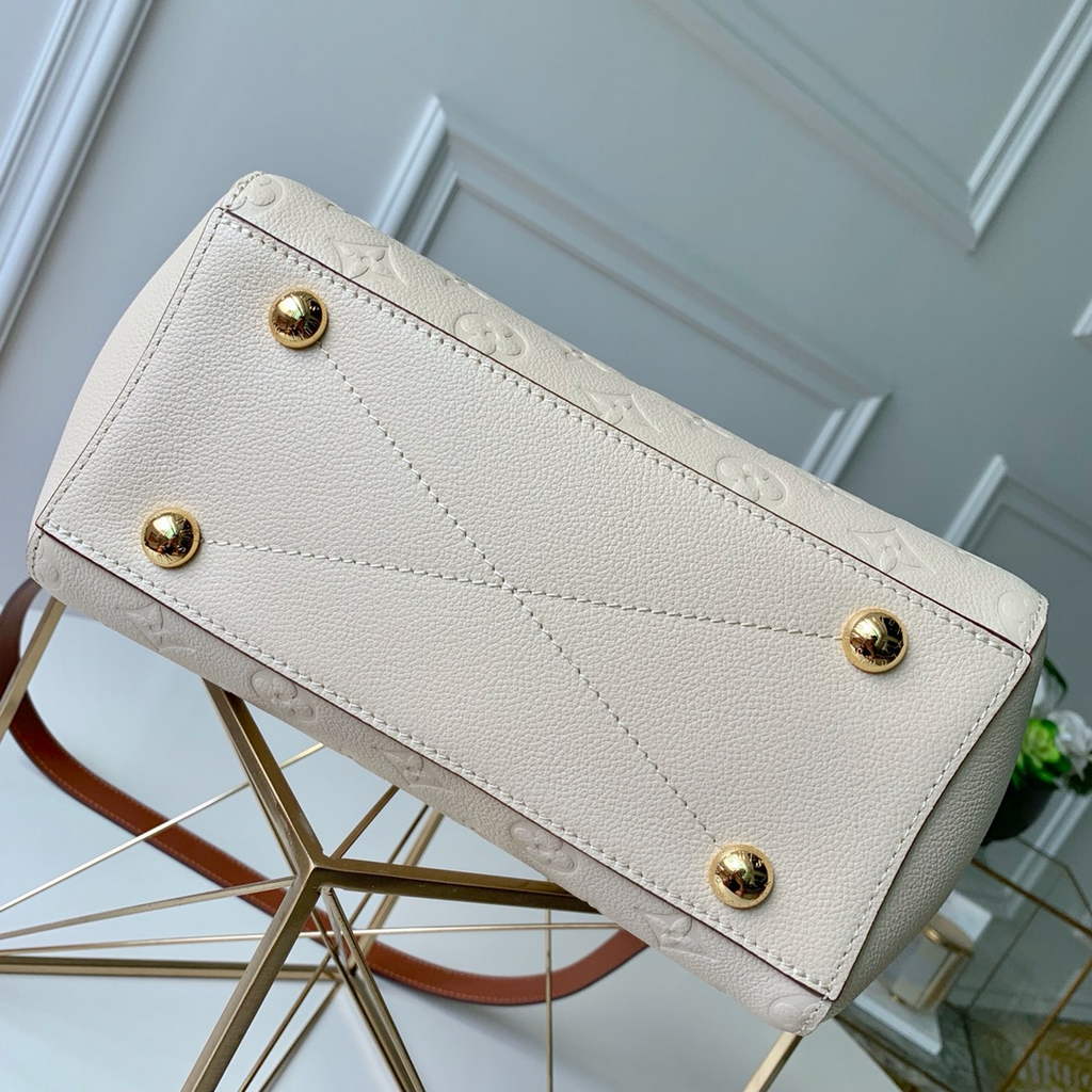 Louis Vuitton M41053 Montaigne BB Monogram Empreinte Leather White - Default Title - View 4