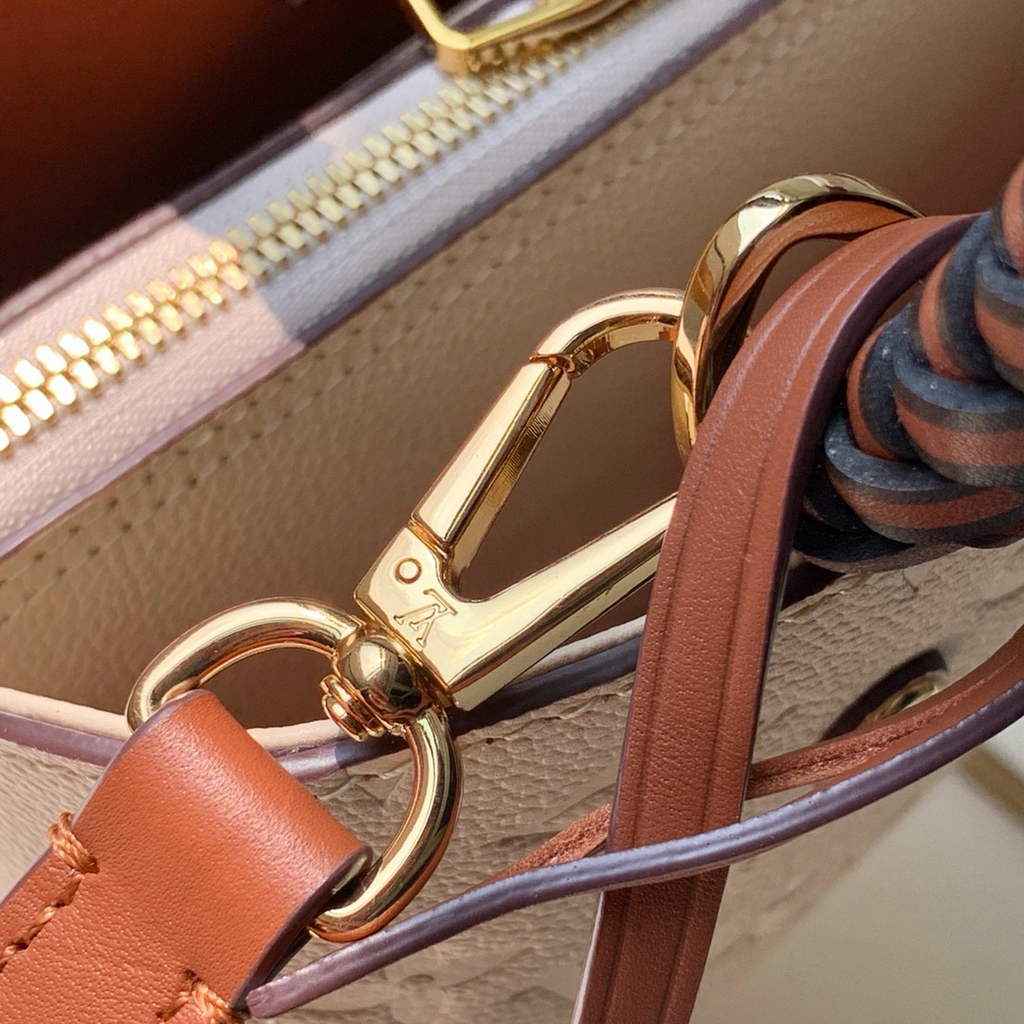 Louis Vuitton M41053 Montaigne BB Monogram Empreinte Leather White