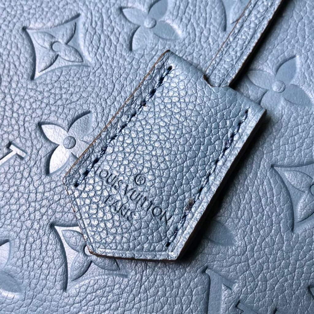Louis Vuitton M41053 Montaigne BB Monogram Empreinte Leather Blue - Default Title - View 6