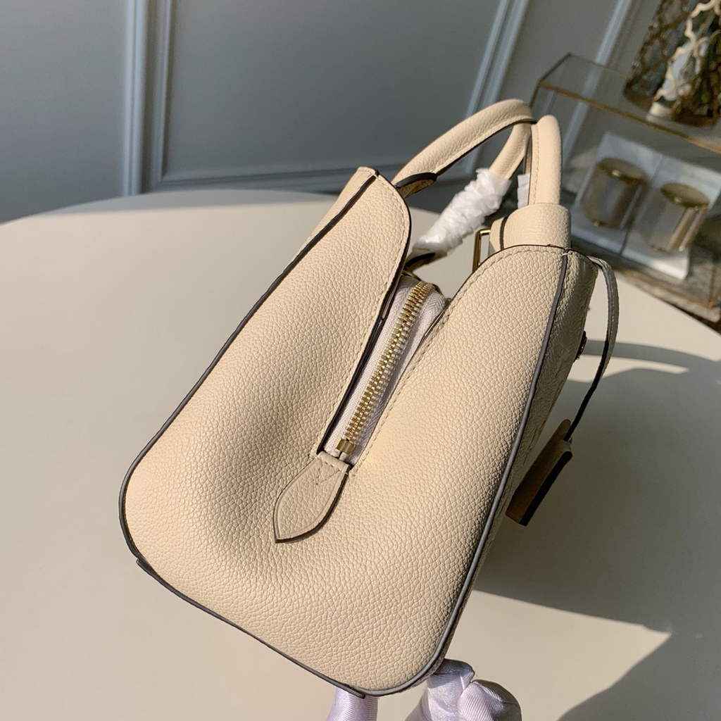 Louis Vuitton M41053 Montaigne BB Monogram Empreinte Leather Beige
