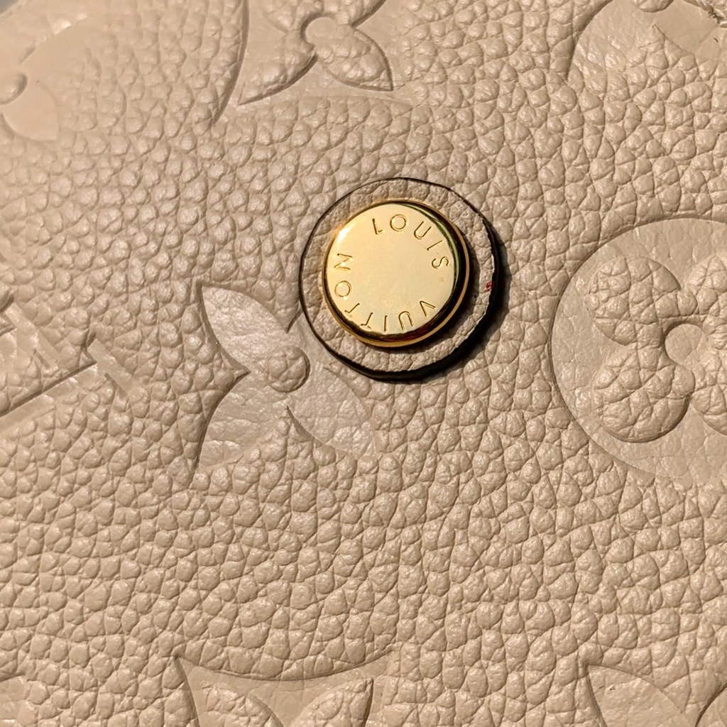 Louis Vuitton M41053 Montaigne BB Monogram Empreinte Leather Beige - Default Title - View 4