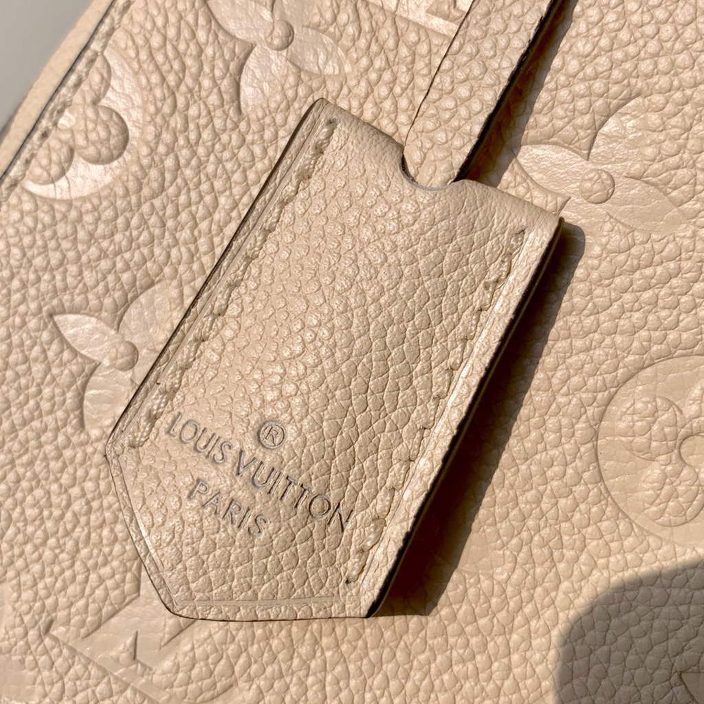 Louis Vuitton M41053 Montaigne BB Monogram Empreinte Leather Beige - Default Title - View 5