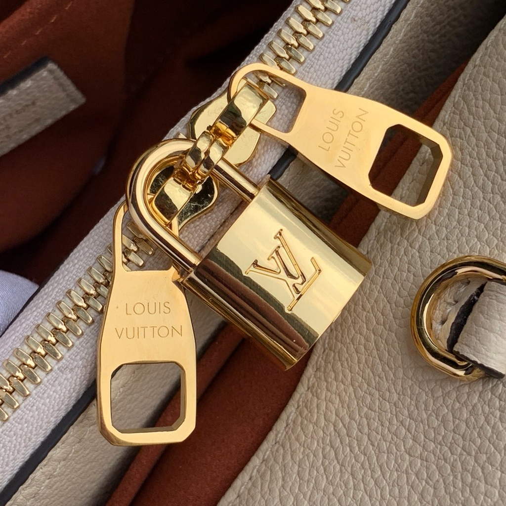 Louis Vuitton M41053 Montaigne BB Monogram Empreinte Leather Beige - Default Title - View 7
