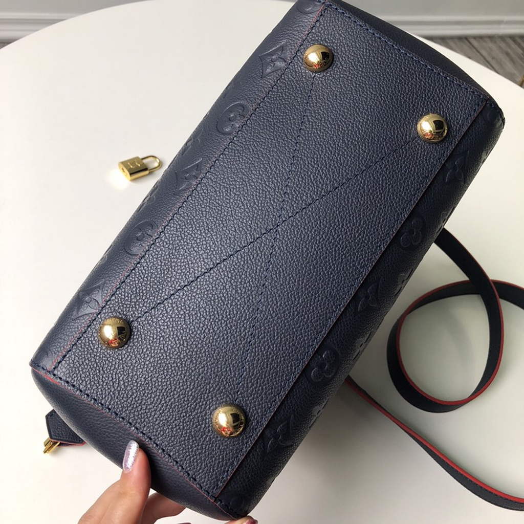 Louis Vuitton M42747 Montaigne BB Monogram Empreinte Leather navy blue - Default Title - View 3