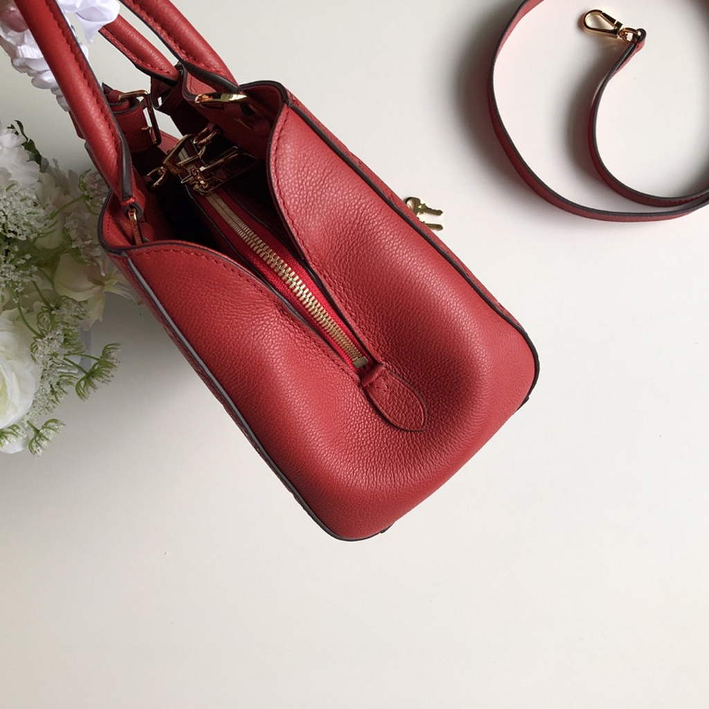 Louis Vuitton M41053 Montaigne BB Monogram Empreinte Leather Red - Default Title - View 3