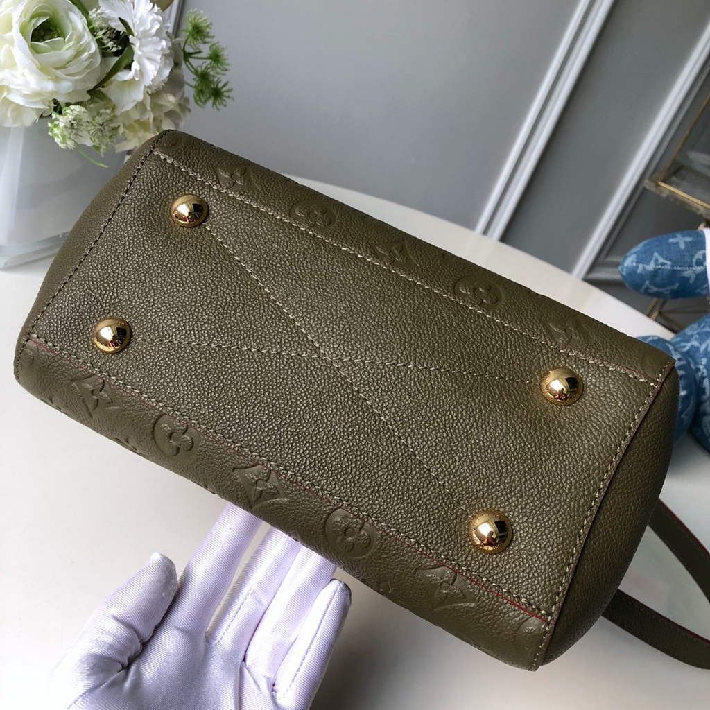 Louis Vuitton M41053 Montaigne BB Monogram Empreinte Leather Green - Default Title - View 4