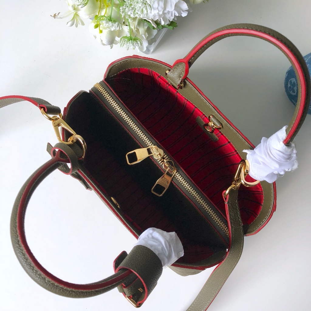 Louis Vuitton M41053 Montaigne BB Monogram Empreinte Leather Green - Default Title - View 7
