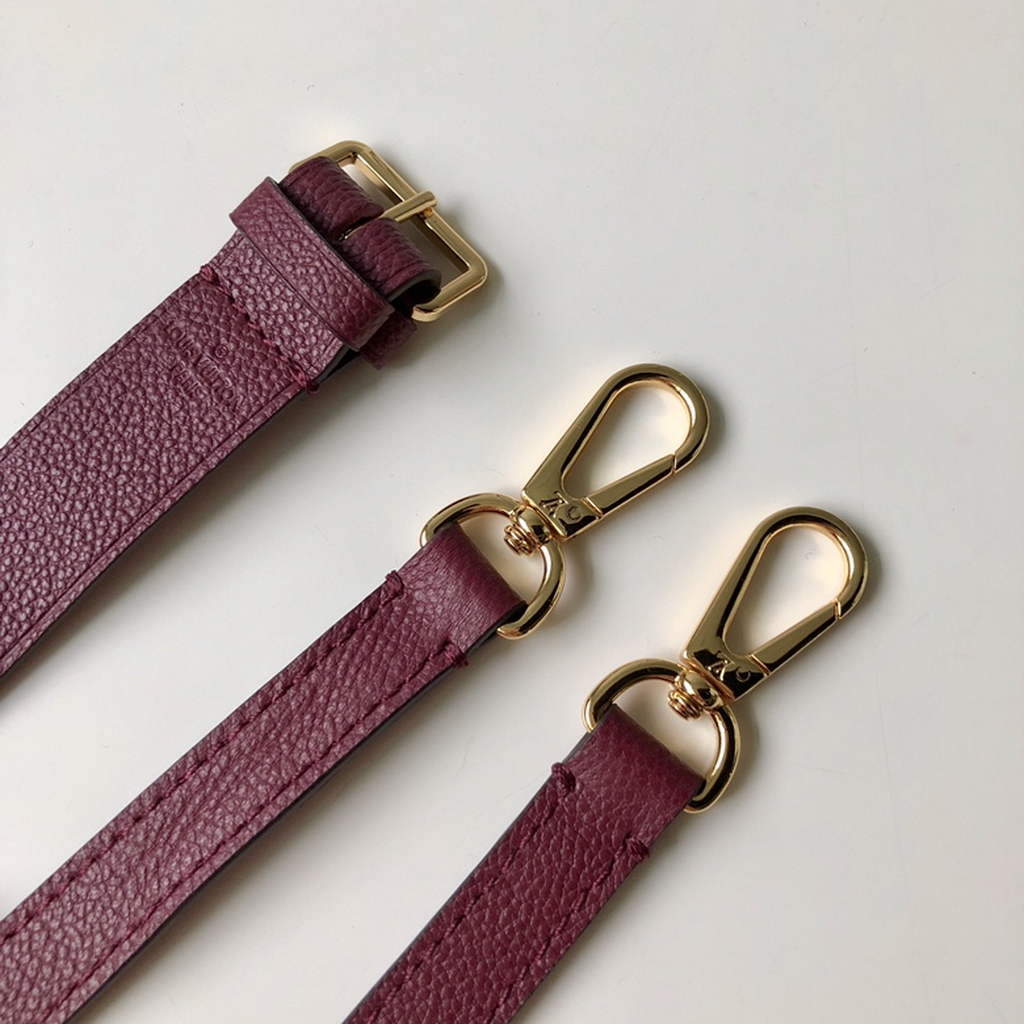 Louis Vuitton M41053 Montaigne BB Monogram Empreinte Leather Wine Red - Default Title - View 7