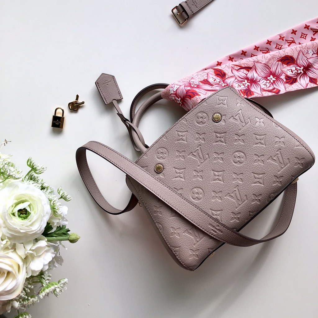 Louis Vuitton M41053 Montaigne BB Monogram Empreinte Leather khaki - Default Title - View 2