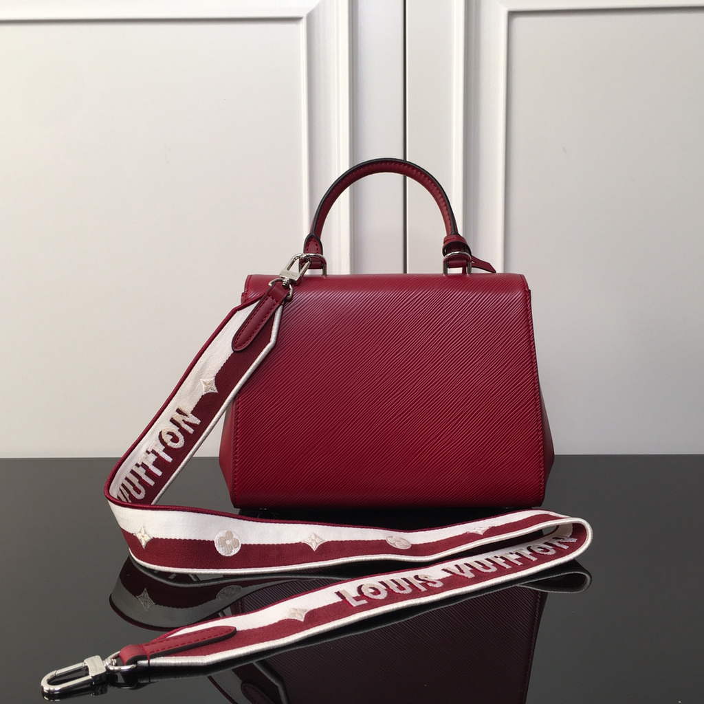 Louis Vuitton M41312 Cluny BB Bag Epi Leather Wine Red - Default Title - View 2