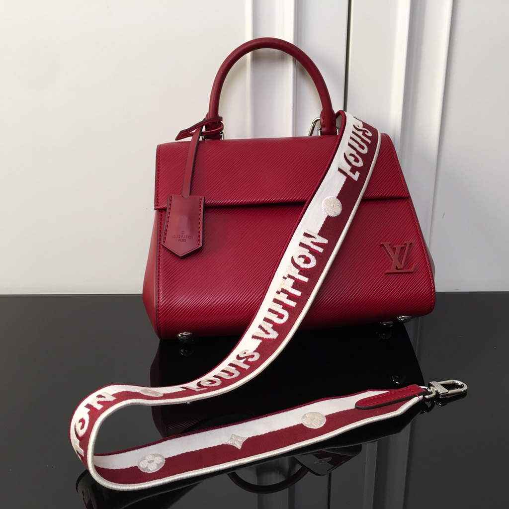 Louis Vuitton M41312 Cluny BB Bag Epi Leather Wine Red