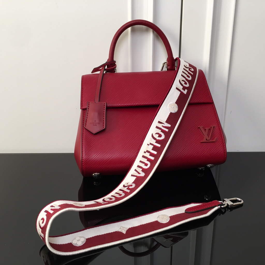 Louis Vuitton M41312 Cluny BB Bag Epi Leather Wine Red - Default Title - View 3