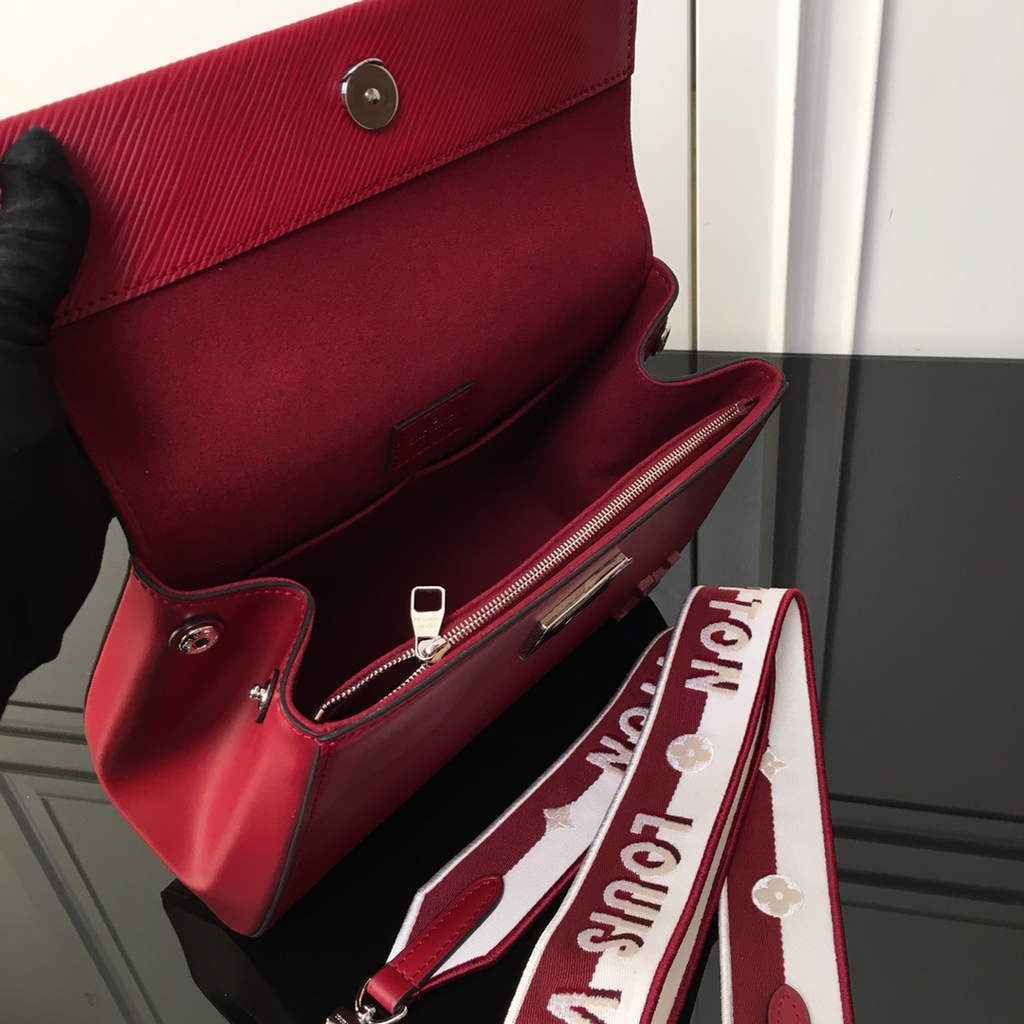 Louis Vuitton M41312 Cluny BB Bag Epi Leather Wine Red