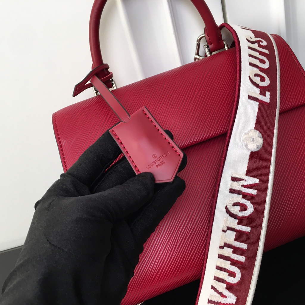 Louis Vuitton M41312 Cluny BB Bag Epi Leather Wine Red - Default Title - View 5