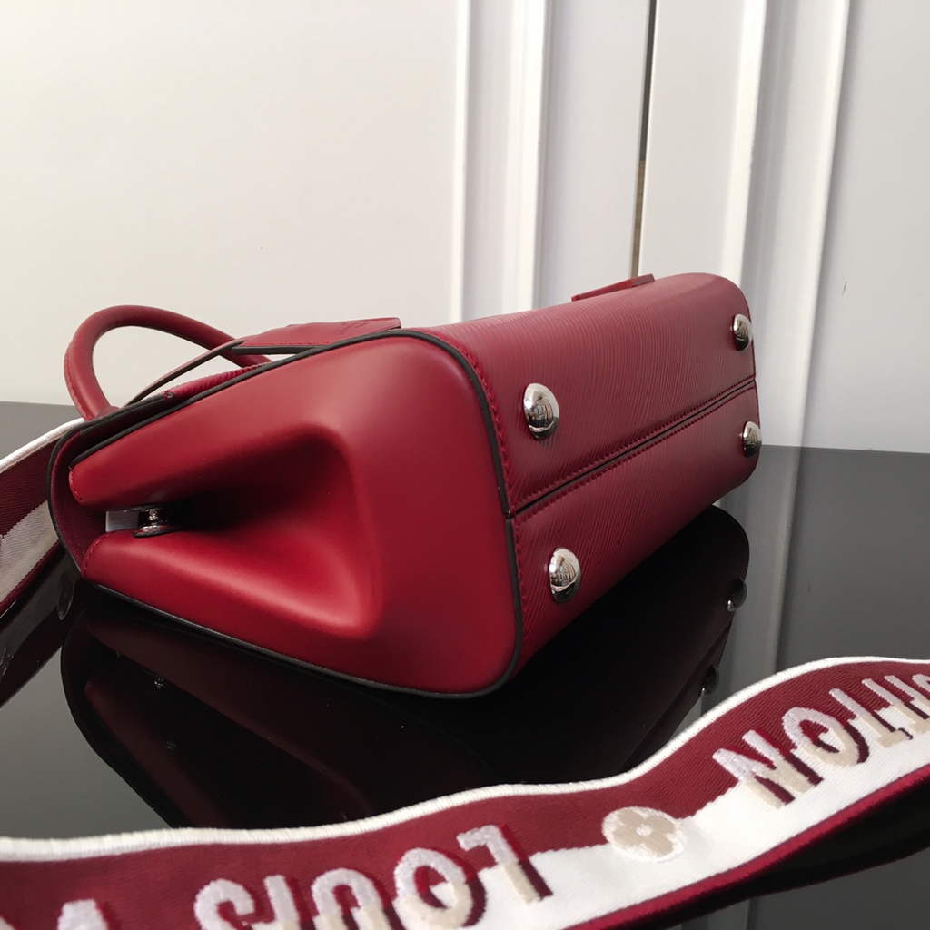 Louis Vuitton M41312 Cluny BB Bag Epi Leather Wine Red - Default Title - View 8