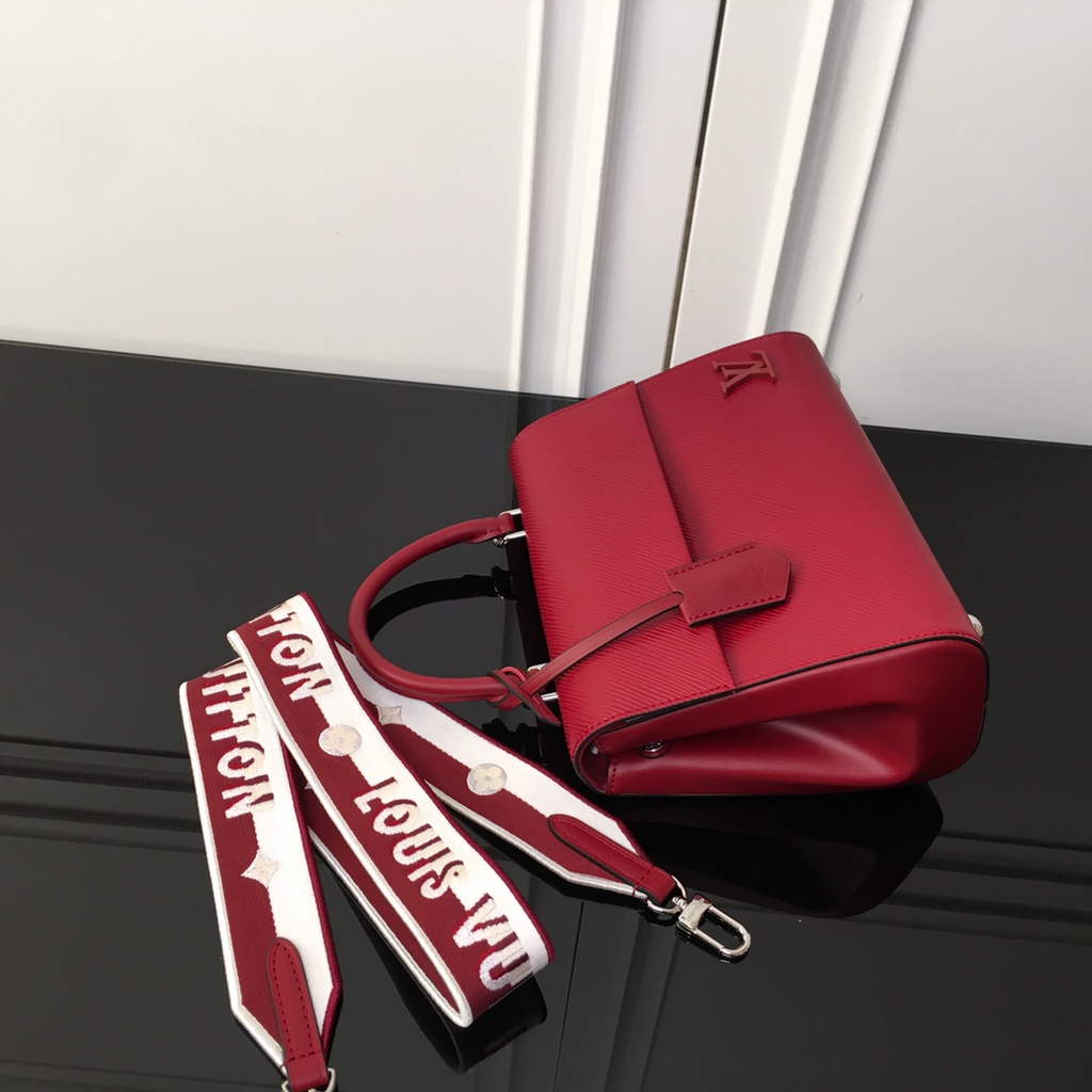 Louis Vuitton M41312 Cluny BB Bag Epi Leather Wine Red - Default Title - View 9