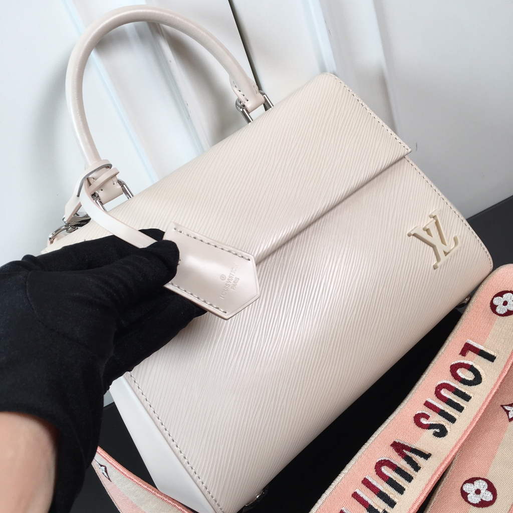Louis Vuitton M41312 Cluny BB Bag Epi Leather White - Default Title - View 7