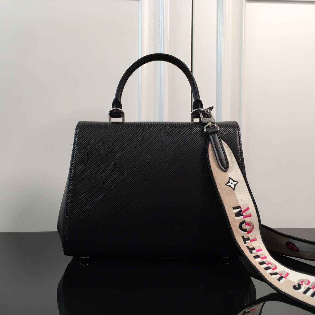 Louis Vuitton M41312 Cluny BB Bag Epi Leather Black