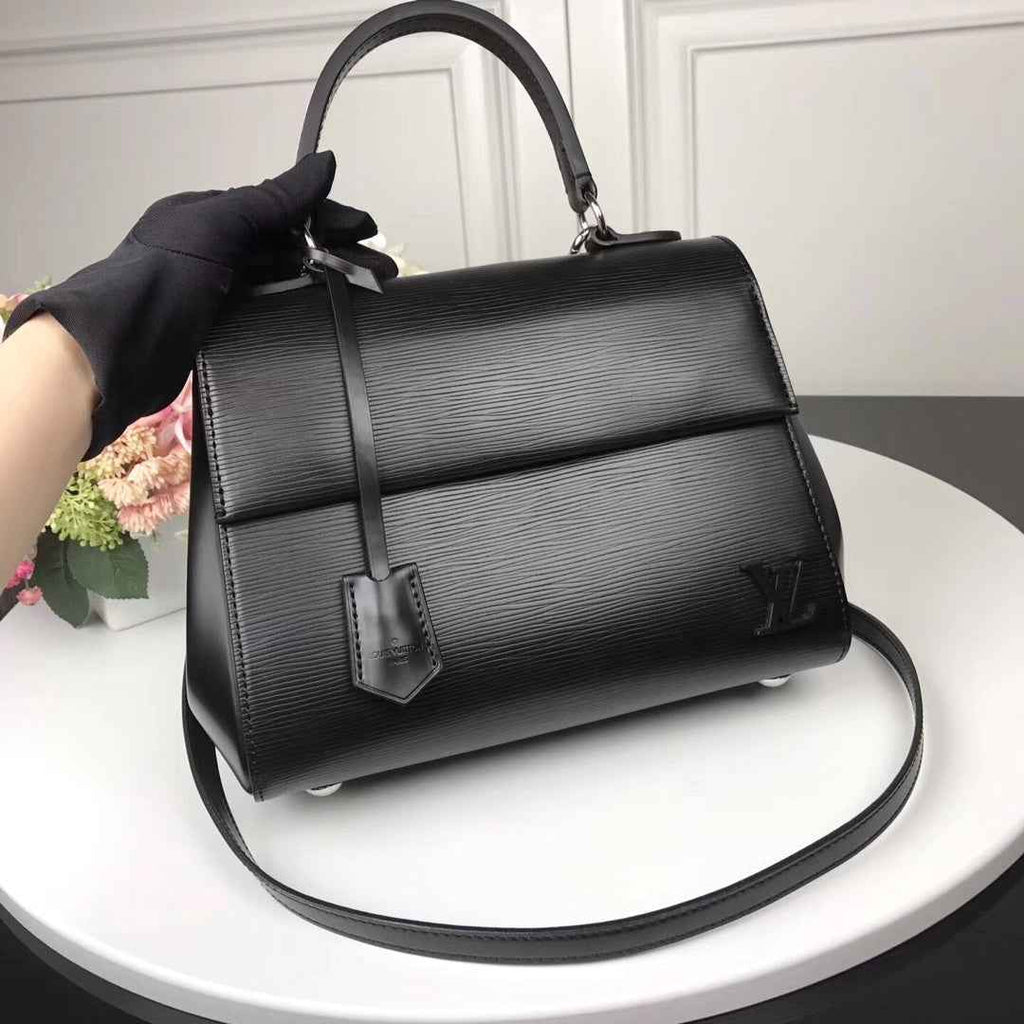 Louis Vuitton M41312 LV M41305 Cluny BB Bag Epi Leather Black