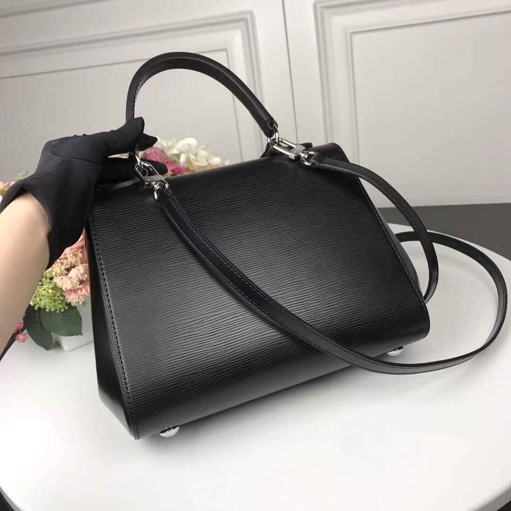 Louis Vuitton M41312 LV M41305 Cluny BB Bag Epi Leather Black