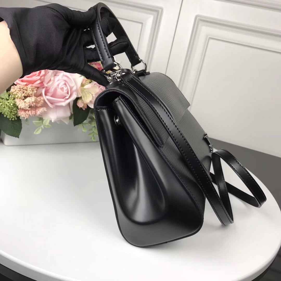 Louis Vuitton M41312 LV M41305 Cluny BB Bag Epi Leather Black