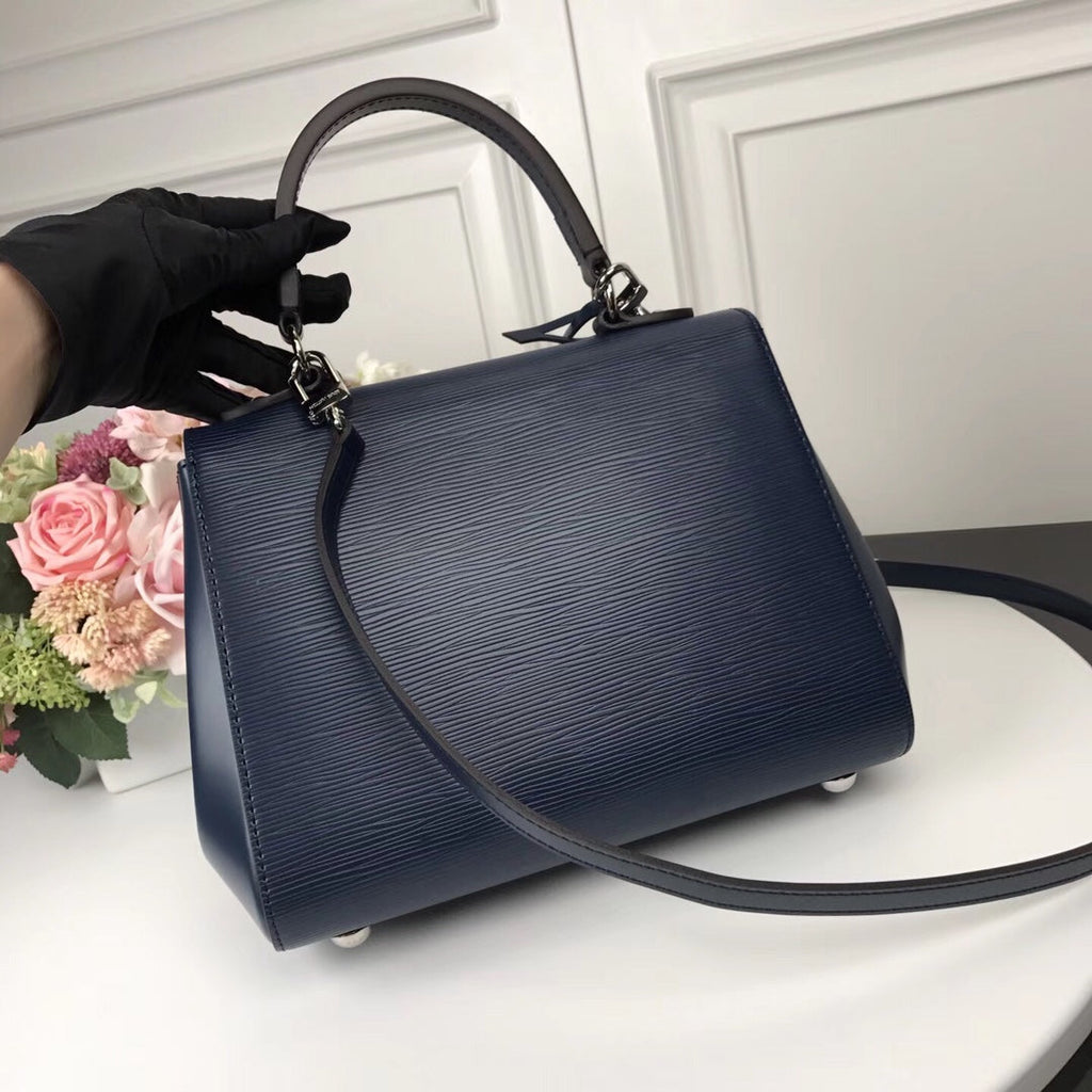 Louis Vuitton M41312 LV M41305 Cluny BB Bag Epi Leather Navy Blue - Default Title - View 2
