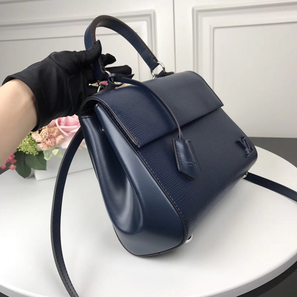 Louis Vuitton M41312 LV M41305 Cluny BB Bag Epi Leather Navy Blue - Default Title - View 3