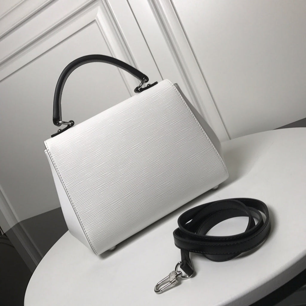 Louis Vuitton M41312 LV M41305 Cluny BB Bag Epi Leather White - Default Title - View 2