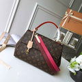 Louis Vuitton M42735 Cluny MM Bag Monogram Canvas Red