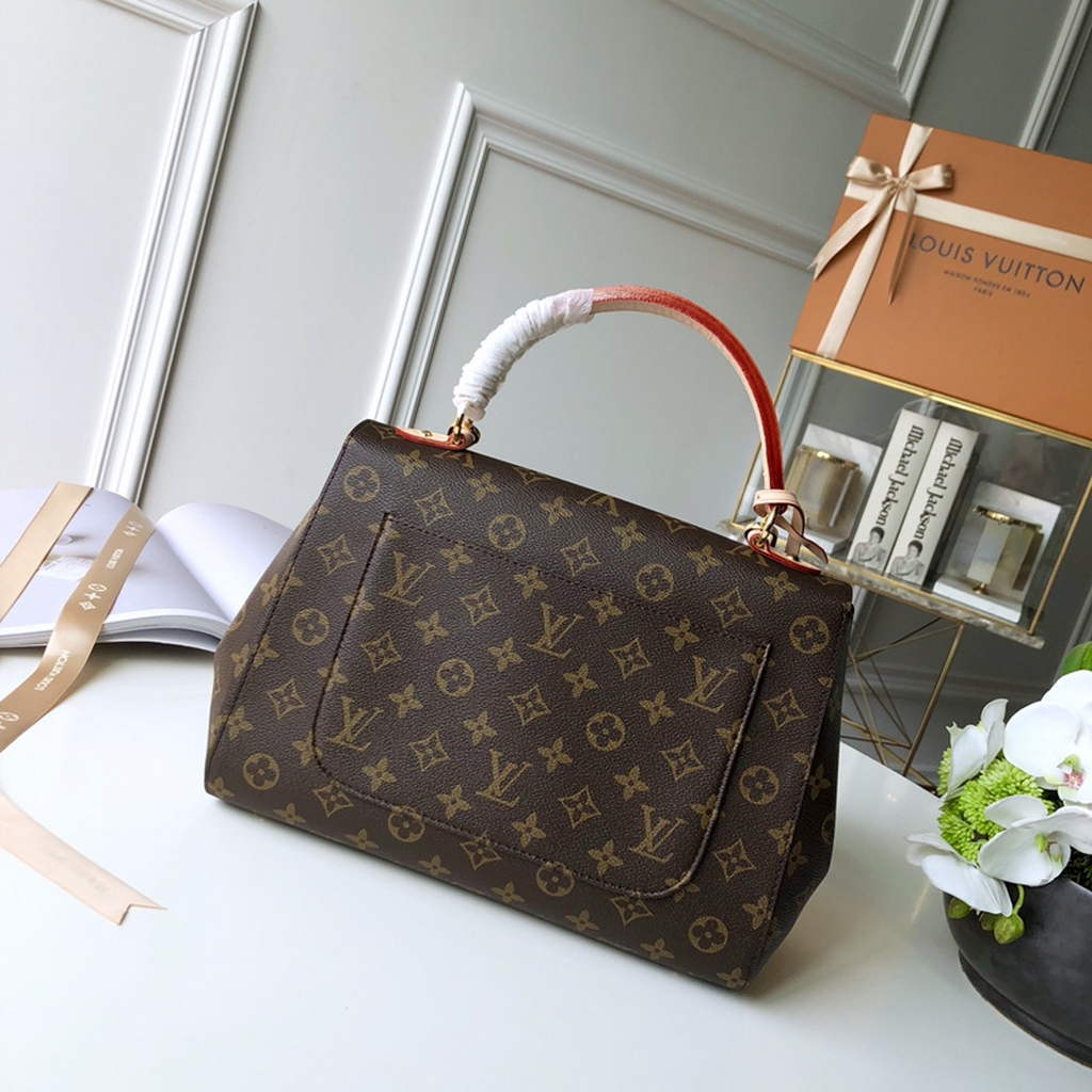 Louis Vuitton M42735 Cluny MM Bag Monogram Canvas Red - Default Title - View 2