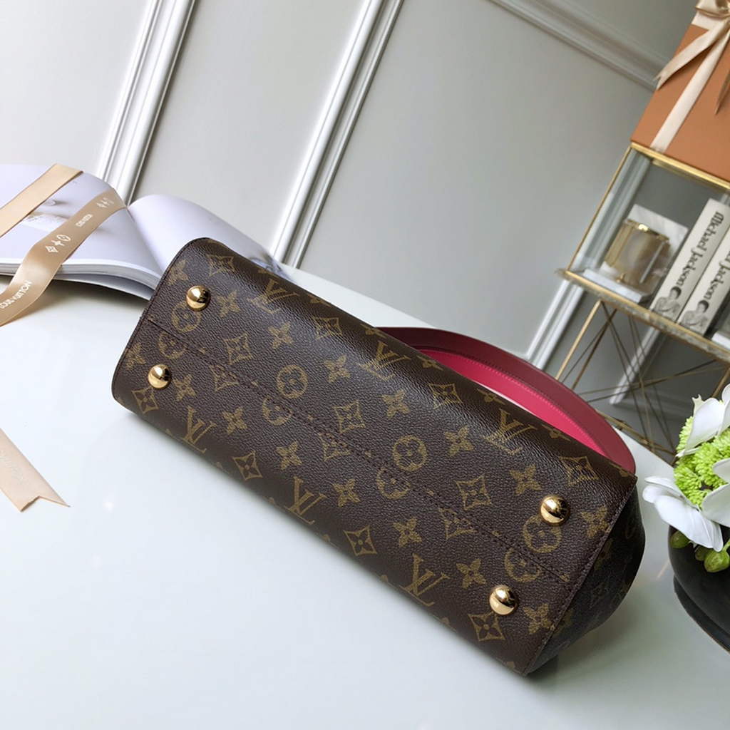Louis Vuitton M42735 Cluny MM Bag Monogram Canvas Red - Default Title - View 4