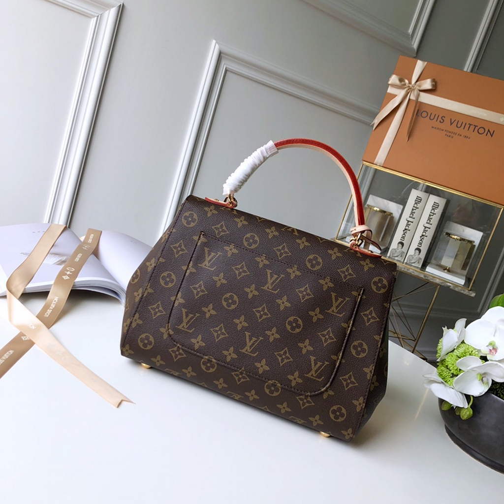 Louis Vuitton M42735 Cluny MM Bag Monogram Canvas Blue - Default Title - View 2