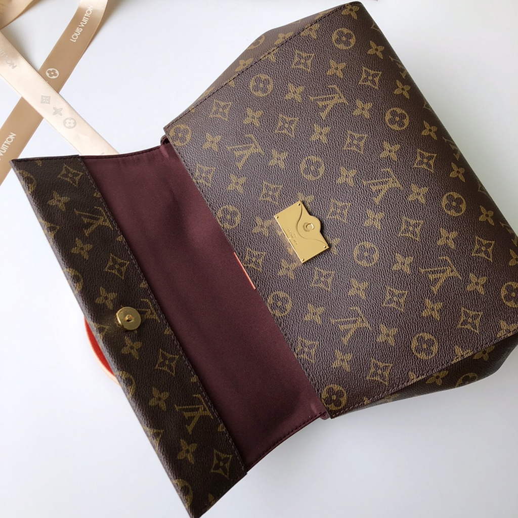 Louis Vuitton M42735 Cluny MM Bag Monogram Canvas Blue - Default Title - View 5