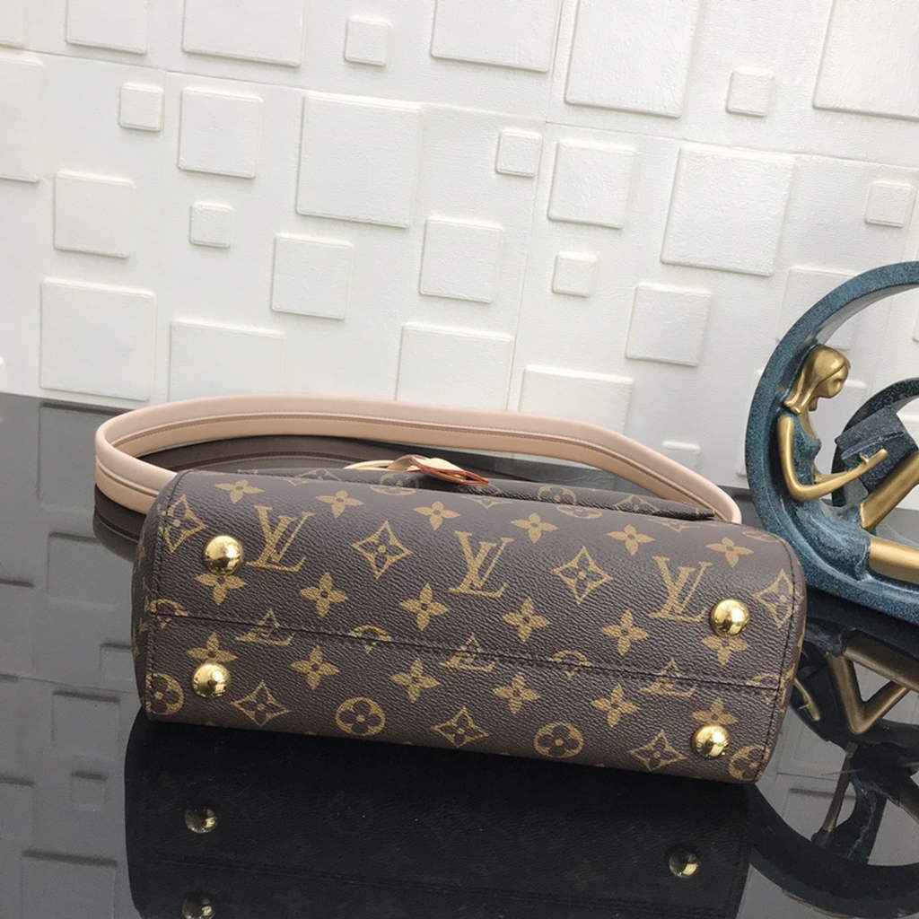 Louis Vuitton M42738 Cluny BB Bag Monogram Canvas Beige