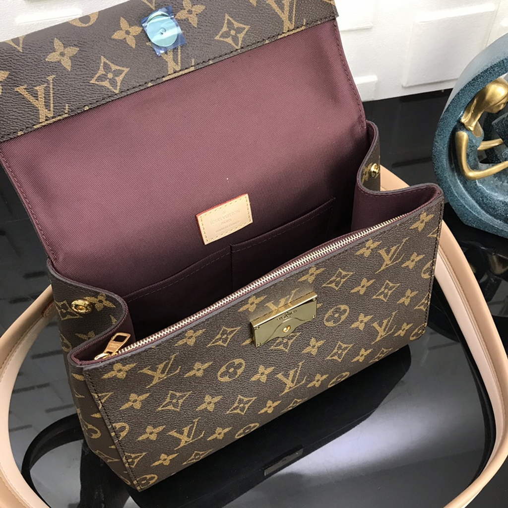 Louis Vuitton M42738 Cluny BB Bag Monogram Canvas Beige - Default Title - View 9