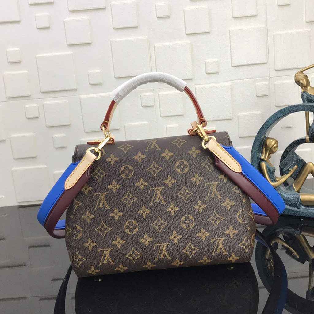 Louis Vuitton M42738 Cluny BB Bag Monogram Canvas Blue