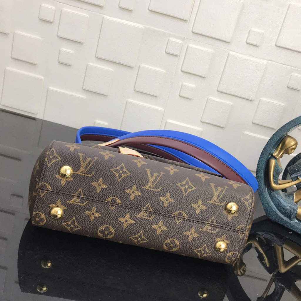 Louis Vuitton M42738 Cluny BB Bag Monogram Canvas Blue