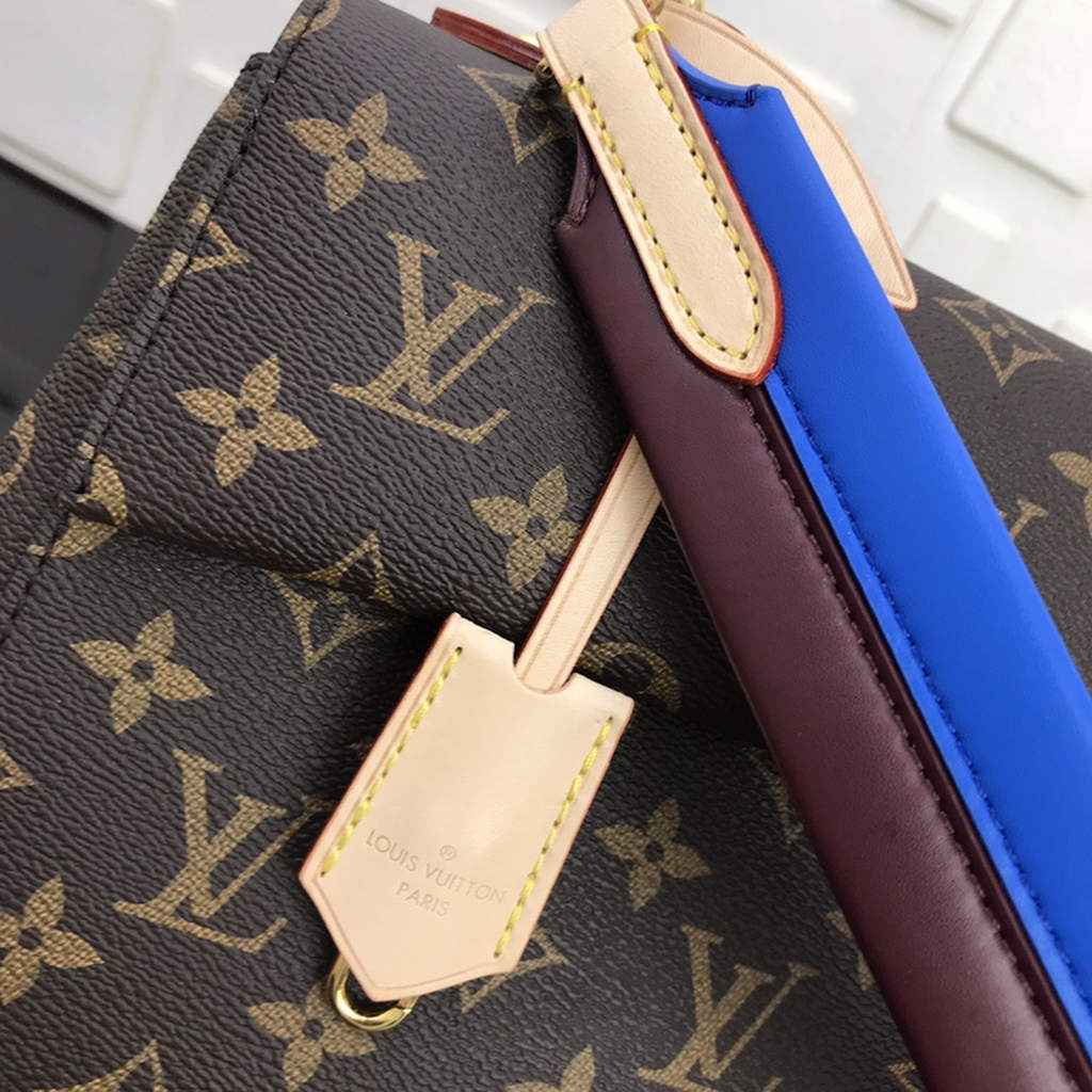 Louis Vuitton M42738 Cluny BB Bag Monogram Canvas Blue