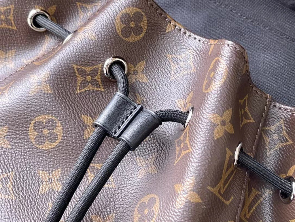 Louis Vuitton M43735 Christopher Backpack MM Monogram Canvas Black