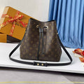 Louis Vuitton M44020 NéoNoé MM Bucket Bag Monogram Black