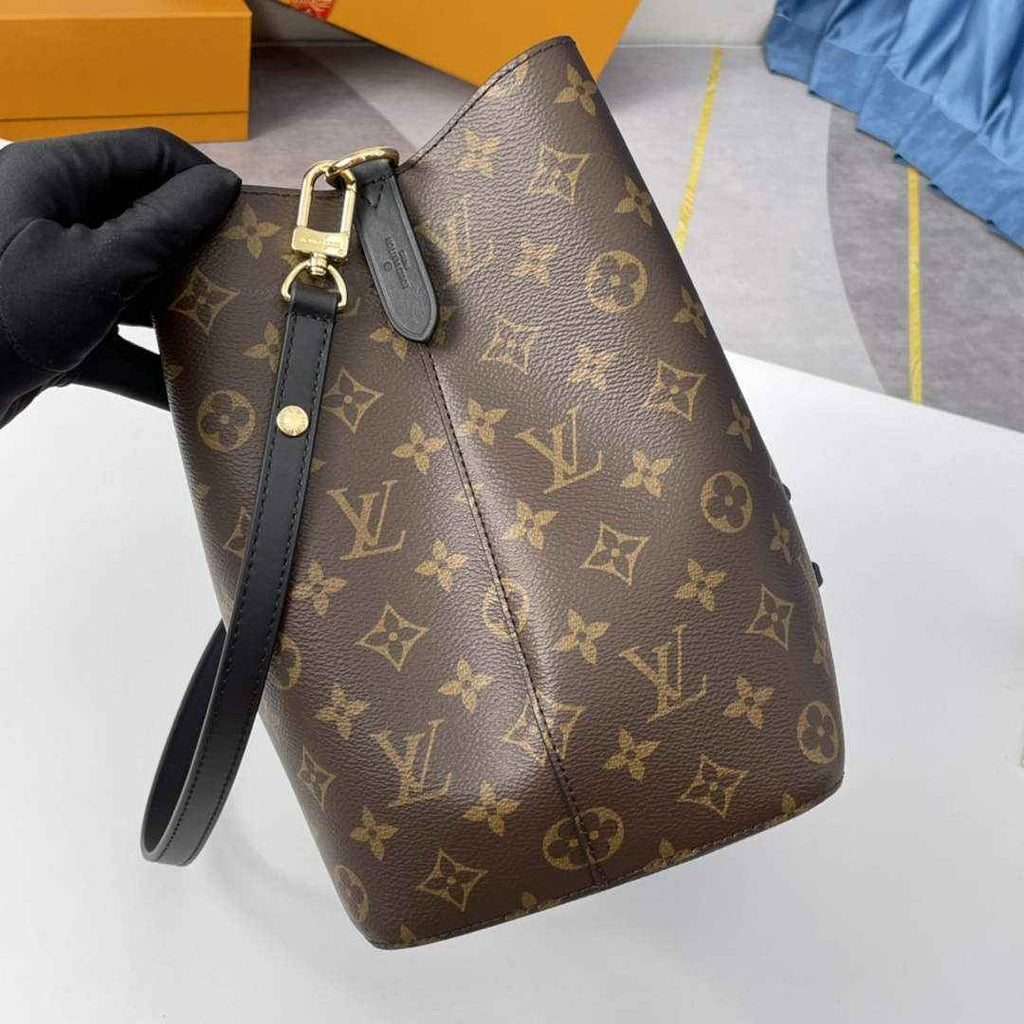Louis Vuitton M44020 NéoNoé MM Bucket Bag Monogram Black
